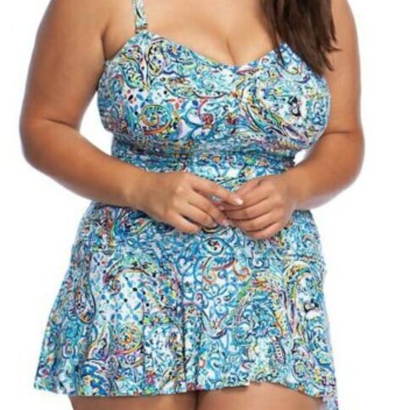 Lauren Ralph Lauren Other - Lauren Ralph Lauren 1-Piece Swimdress HW8082